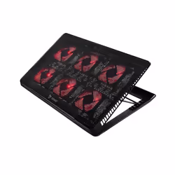 Savio Laptop cooling pad 6 backlit fans 2000 RPM COS-01, 43,9 cm (17.3"), 5 kg, 6 pièce(s), 7 cm, 7 cm, 7 cm