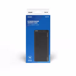 Savio power bank BA-05 20000 mAh czarny Lithium Polymère (LiPo) Noir