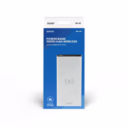 Savio power bank BA-06 10000 mAh adowanie indukcyjne Lithium Polymère (LiPo) Blanc