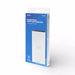 Savio power bank BA-06 10000 mAh adowanie indukcyjne Lithium Polymère (LiPo) Blanc