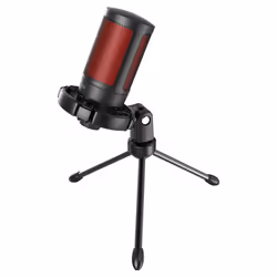 Savio wired gaming microphone with backlight tripod USB SONAR PRO Noir, Rouge Microphone de console de jeu - Vue supplémentaire 7