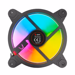 Savio FAN-01 4-pack 120mm ARGB fan including controller and remote control Boitier PC Ventilateur Noir - Vue supplémentaire 7