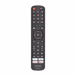 Savio RC-14 Universal remote control/replacement for HISENSE SMART TV, TV, Tuner TV, IR Wireless, Appuyez sur les boutons, No ...