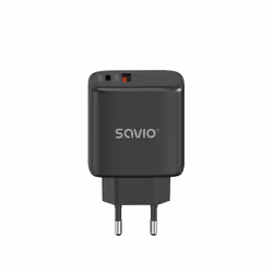 Savio LA-06/B USB Quick Charge Power Delivery 3.0 30W Internal charger, Extérieure, USB, Noir