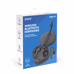 Savio TWS-11 Écouteurs sans fil Noir - Vue supplémentaire 11