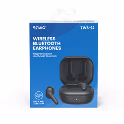 Savio TWS-12 Écouteurs sans fil Noir - Vue supplémentaire 11