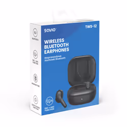 Savio TWS-12 Écouteurs sans fil Noir - Vue supplémentaire 12