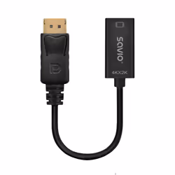 Savio AK-62, 0,2 m, DisplayPort, HDMI, Mâle, Mâle