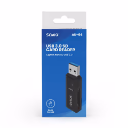 Savio AK-64 carte et adaptateur d'interfaces USB 3.2 Gen 1 (3.1 Gen 1)