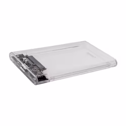 Savio AK-66 Boîtier de disques de stockage Boîtier disque dur/SSD Noir, Transparent 2.5"