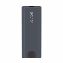 Savio AK-67, Enceinte ssd, M.2, M.2, 10 Gbit/s, Connectivité USB, Gris