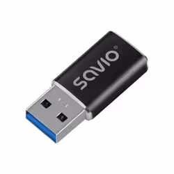 Savio AK-81 câble vidéo et adaptateur 0 m USB Type-C USB Type-A Noir - Vue supplémentaire 3