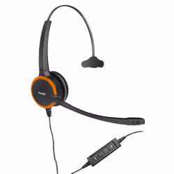 Axtel Prime MS HD mono NC USB, Avec fil, Bureau/Centre d'appels, 20 - 20000 Hz, 98 g, Casque, Noir, Orange