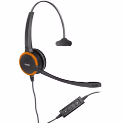 Axtel Prime MS HD mono NC USB Noir, Orange