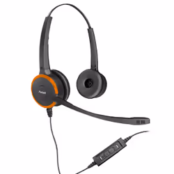 Axtel Prime MS HD stereo NC USB, Avec fil, Bureau/Centre d'appels, 20 - 20000 Hz, 119 g, Casque, Noir, Orange