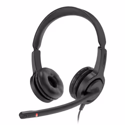 Axtel VOICE UC28 stereo USB-A, Avec fil, Bureau/Centre d'appels, 20 - 20000 Hz, 130 g, Casque, Noir