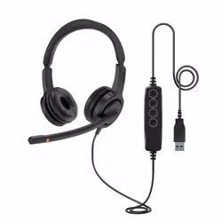 Axtel VOICE UC28 stereo USB-A Noir