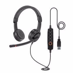 Axtel VOICE UC40 stereo USB-A Noir