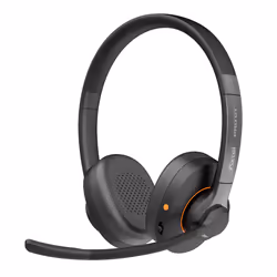 Axtel Pro BT duo, Sans fil, Bureau/Centre d'appels, Casque, Noir, Orange