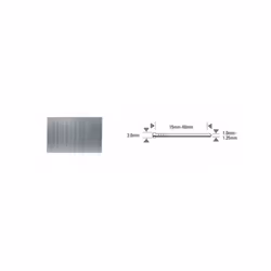 Pointe BT13 acier, tête marron - Longueur:35 mm - Boîte de 5000 - BT13-35-BRO - Pour cloueur Bostitch SB-2IN1, SB1850, BT35, ...