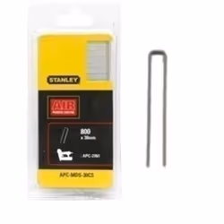 Agrafes Stanley; 20 mm; 800 unités; alliage d'aluminium