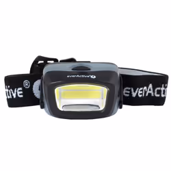 Everactive HL150 torche et lampe de poche Noir Lampe frontale COB LED