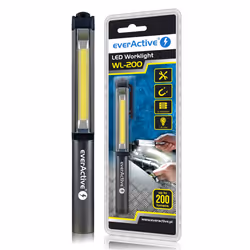 Everactive WL200, Lampe-torche à cliper, Noir, Métal, COB LED, 1 lampe(s), 3 W