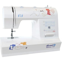 Machine à coudre - Lucznik - Laura 555 - Couleur blanche - Modèle compact - Facile à utiliser