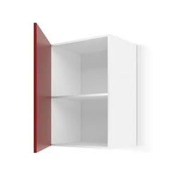 Ultra Meuble Haut De Cuisine 40 Cm - Rouge Mat Carmht40