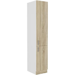 Sara - Colonne 2 Portes - Décor Chene Sonoma - L40xp57xh210 Cm