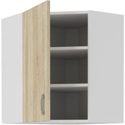 SARA Meuble haut dangle - Décor chêne sonoma - L59xP59xH715 cm