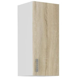 Meuble Haut Sara - 1 Porte - Décor Chene Sonoma - L30xp31xh71,5 Cm - Fabriqué En Pologne