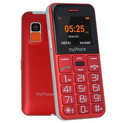 myPhone Halo Easy Gris, Rouge Téléphone d'entrée de gamme