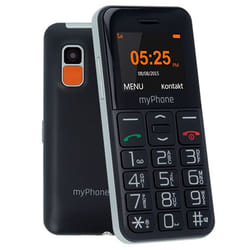 myPhone Halo Easy Noir, Gris Téléphone d'entrée de gamme