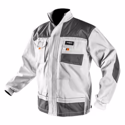 Veste de travail HD serie NEO TOOLS 81-110 2 poches au niveau du torsse et bande reflechissante 2 poches au niveau de la cein ...