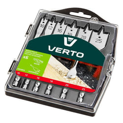 Verto 60H804 foret Mèche de perçage de burin plat 6 pièce(s)