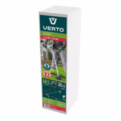Verto 50G491 débroussailleuse et coupe-bordure 46 cm 1200 W Essence Noir, Vert, Argent