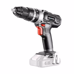 Graphite 58G010, Perceuse à poignée pistolet, Sans clé, Brossé, 1,3 cm, 1250 tr/min, 2 mm