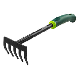 Verto 15G407 râteau Râteau manuel Noir, Vert Acier
