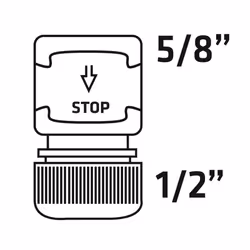 Verto 15G731 raccord des tuyaux d'eau Plastique 1 pièce(s)