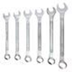Clés mixtes - TOP TOOLS - Jeu de 6 pièces - Acier au chrome-vanadium - 8-17 mm - A oeil