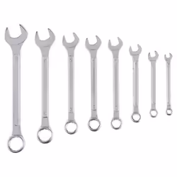 Clés mixtes - TOP TOOLS - Jeu de 8 pièces - Acier au chrome-vanadium - 6-19 mm - Ergonomiques