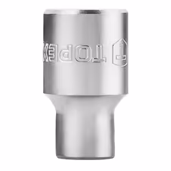 Douille hexagonale - TOPEX - 1/2 - 10 mm - Acier au chrome-vanadium - Vendu à lunité