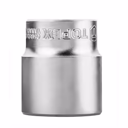 Douille hexagonale - TOPEX - 1/2 - 27 mm - Acier au chrome-vanadium - Outil de bricolage