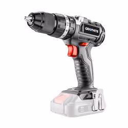 Graphite 58G020, Perceuse à poignée pistolet, Sans clé, Sans brosse, 1,3 cm, 1700 tr/min, 2 mm