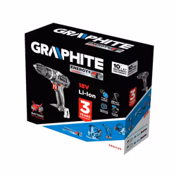 Graphite 58G020 perceuse 1700 tr/min Sans clé