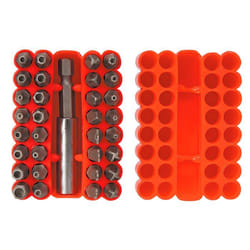 Embouts de tournevis avec support - 33 pcs - Acier de haute qualité - Outil polyvalent - Support magnétique