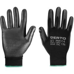 Gants de jardinage enduits de PU, taille 8"