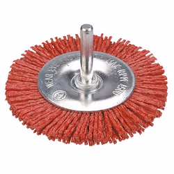 Brosse à disque abrasif avec tige de 75 mm