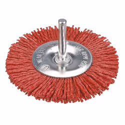 Brosse à disque abrasif avec tige de 100 mm